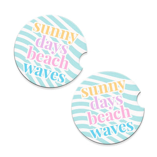 Sunny Days Car Coaster 2 pc Set #SPACK-CC132-SUND