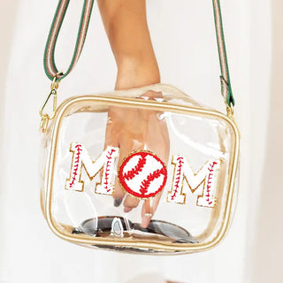 Baseball Mom Varsity Letter Patch Set #PACK-BASE-MOM