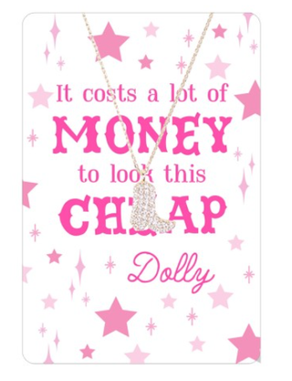 Costs a Lot of Money Keepsake Card #VLJC-194GD-CHEAP
