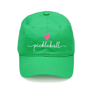 Heart Pickleball Cap #M190VL-AQ-HRTPICK