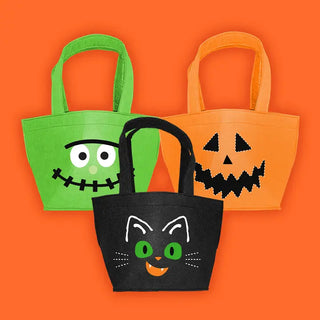 Purr-fect Black Felt Treat Bucket #HP959-BLK-CAT24