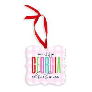 Merry Christmas State Ornament #SO-FR-AL