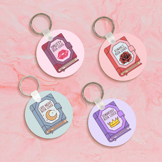 Smutty Book Lover Keychain #SKC-RD-SMUBOOK