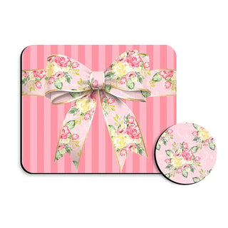 Fancy Floral Bow Desk Set #SDESK-BOW-FANCY