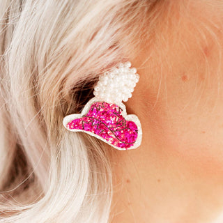 Shania Hat Earrings #VLJE309-GD