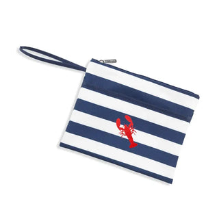 Navy Stripe Lobster Wet Bag #M726VL-STNAVY-LOB