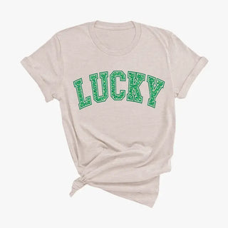 Leopard Lucky T-Shirt #HPTS-HNATLG-LPRDLUCK24
