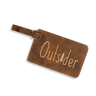 Outsider Luggage Tag #L703-RUST-OUTS