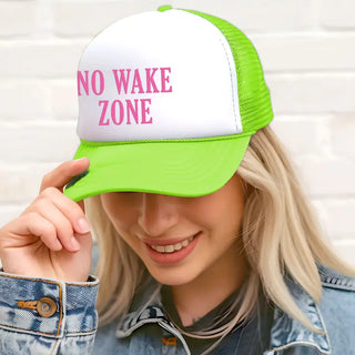 No Wake Zone Trucker Hat #M197VL-NOWA