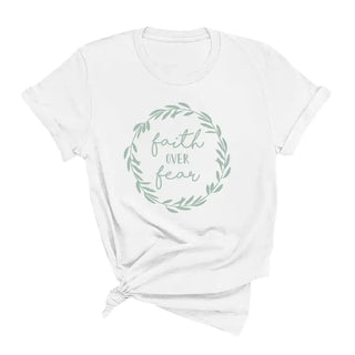 Faith over Fear T-Shirt #HPTS-BLKLG-FOF
