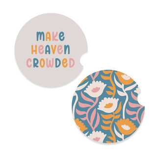 Make Heaven Crowded Car Coaster 2 pc Set #SPACK-CC132-CROWD