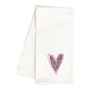 Leopard Heart Hand Towel #HPHT-HTLPRDHRT23