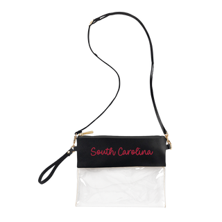 South Carolina Black Clear Purse #M735VL-BLK-SPTSC