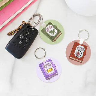 Romantasy Book Lover Keychain #SKC-RD-RMYBOOK