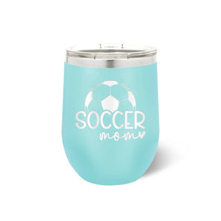 Soccer Mom Teal Tumbler #TWB12-SOCMOM-TEAL