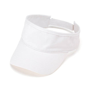 White Visor #M195VL-WHT