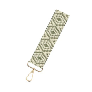 Camel Wallet with Sage Diamond Wristlet Strap #PACK-209CAM-SAGEDI
