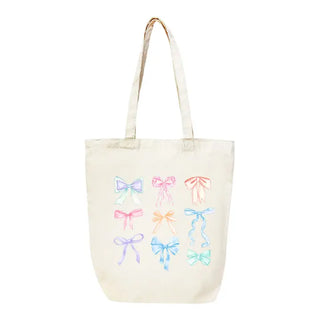Darling Bow Canvas Tote #HPT2515-DARBOW