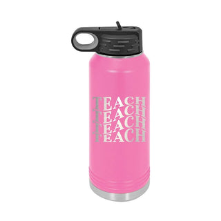 Teach 32oz. Insulated Water Bottle #LWB32-TEACH-PK
