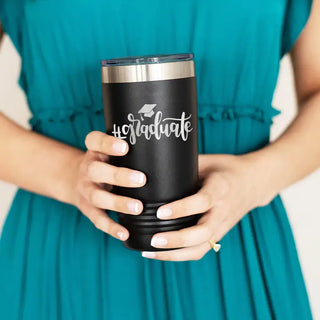 Graduate Black 20oz Tumbler #TWB20-GRADU-BLK