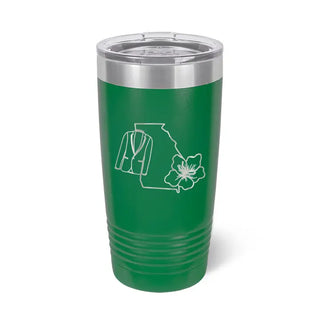 Georgia Azalea Golf The Masters 20oz Tumbler #TWB20-GAAZ-GRN