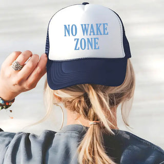 No Wake Zone Trucker Hat #M197VL-NOWA