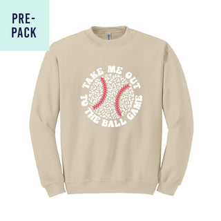 Take Me Out to the Ballgame Baseball Sweatshirt 9 pc Set #PACK-SWSAND-BGAME