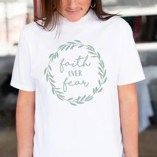 Faith over Fear T-Shirt #HPTS-BLKLG-FOF
