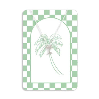 Palm Tree Keepsake Card #VLJC-1354SV-PALM