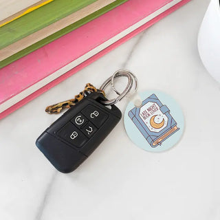 Late Night Book Lover Keychain #SKC-RD-LATEBOOK