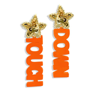 Touch Down Earrings #ACE-896STR-TD24-BLK