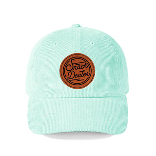 Snack Dealer Patch Corduroy Cap #L193-BLKC-P302-SNACK