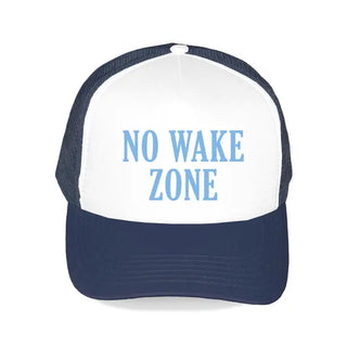No Wake Zone Trucker Hat #M197VL-NOWA