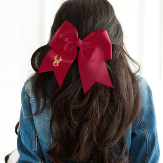 Rudolph Garnet Kids' Hair Bow #M5000VL-GAR-RUD