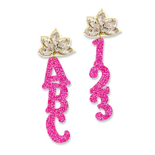 ABC123 Earrings #ACE-489CRY-ABC-PKGLT