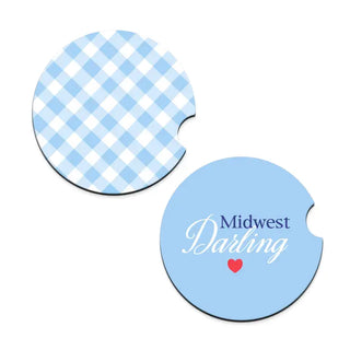 Midwest Darling Car Coaster 2 pc Set #SPACK-CC132-MWD