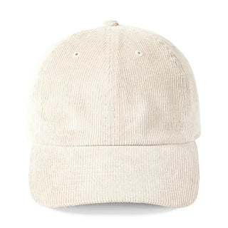 Crème Corduroy Baseball Cap - Blank #M193VL-CRMCORD