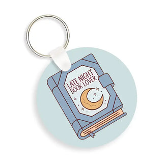 Late Night Book Lover Keychain #SKC-RD-LATEBOOK