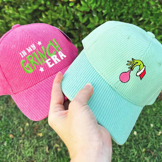 In my Grinch Era Corduroy Cap #M193VL-CORD-GERA