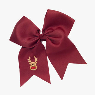 Rudolph Garnet Kids' Hair Bow #M5000VL-GAR-RUD