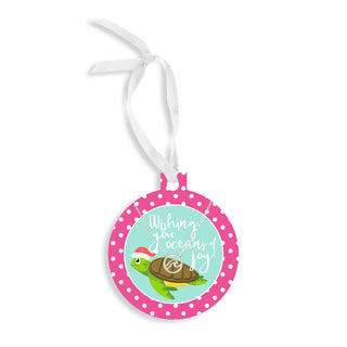 Wishing You Oceans of Joy Keepsake Ornament #SO-RD-1329SV-OCE