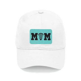 Lacrosse Mom White Cap #L190-WHT-P308-LAXMOM