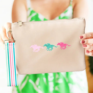 Horse Tan Madeline Wristlet #PACK-191TAN-HORSE23-TUL
