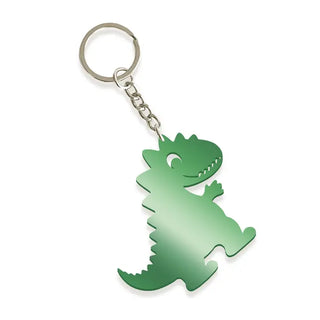 Mirrored Green Dino Keychain #ACK-TC24-DINO-MRGRN