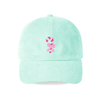 Candy Cane Corduroy Cap #M193VL-CORD-CCANE