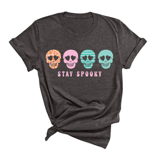 Skull Stay Spooky T-Shirt #HPTS-NAVYSM-STSP23