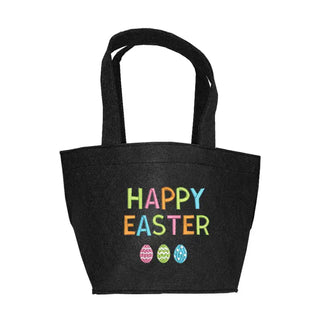 Happy Easter Felt Easter Tote #M959VL-BLK-HE
