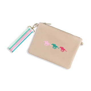 Horse Tan Madeline Wristlet #PACK-191TAN-HORSE23-TUL