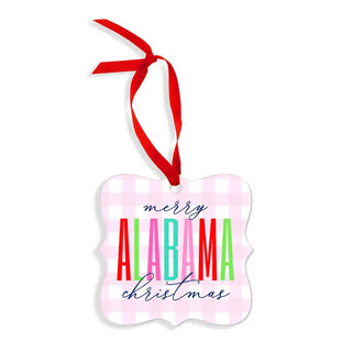 Merry Christmas State Ornament #SO-FR-AL