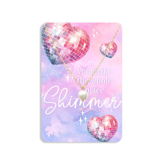 You Make the Whole Place Shimmer Keepsake Card #VLJC-1415GD-SHIM
